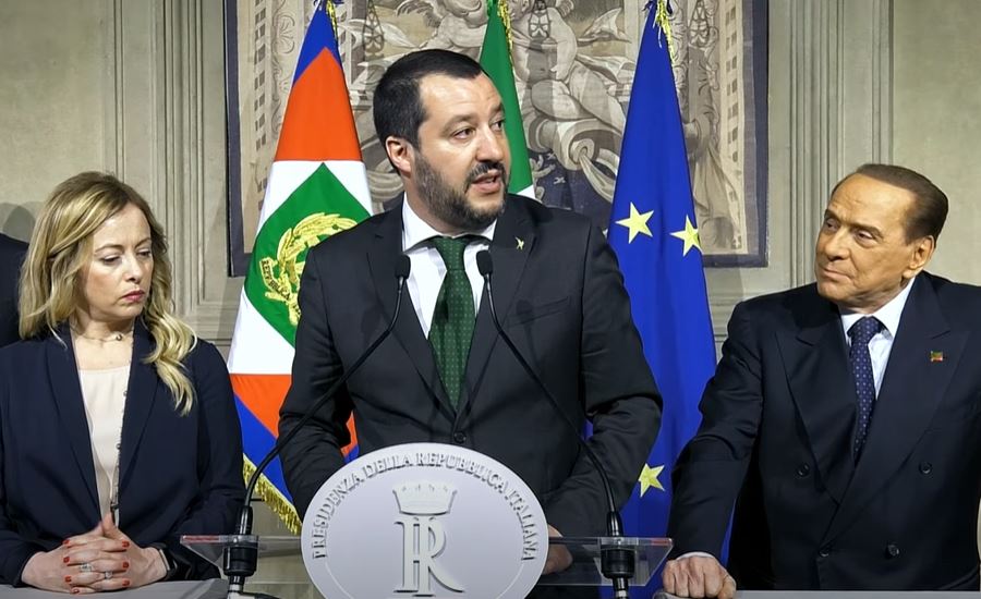 Salvini, Berlusconi e Meloni