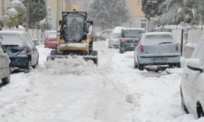 Spazzaneve in città