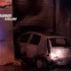 Auto incendiata Contrada
