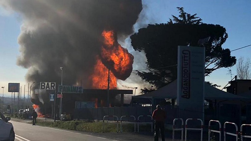 Esplosione via Salaria Rieti