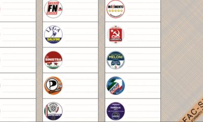 Scheda Sud Italia Europee 2019