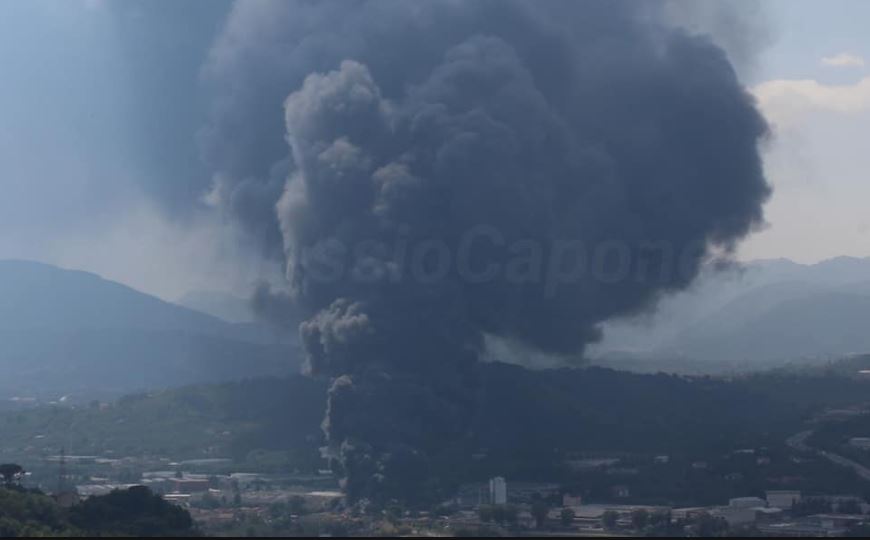 Incendio Avellino