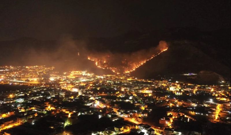 Incendio monte Saretto Sarno