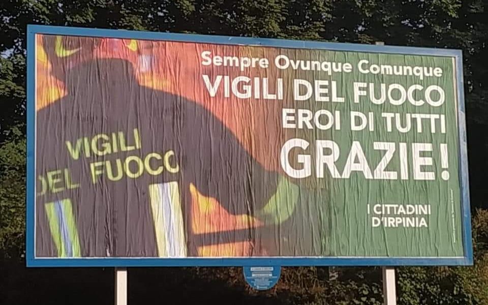 Cartellone Vigili del Fuoco