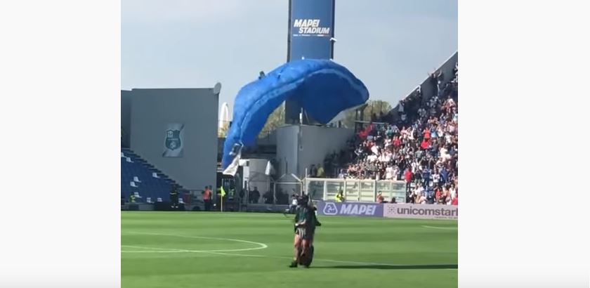 Paracadutista Sassuolo Inter
