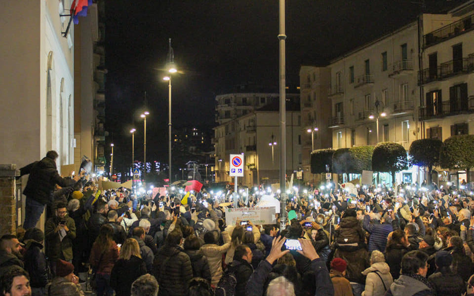 Manifestazione Sardine Avellino