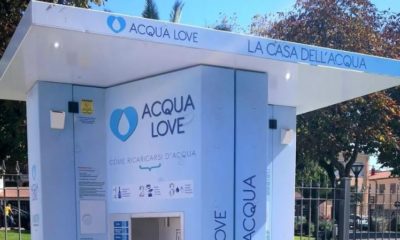 Casa dell'acqua in città