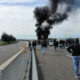 Scontri tifosi in autostrada