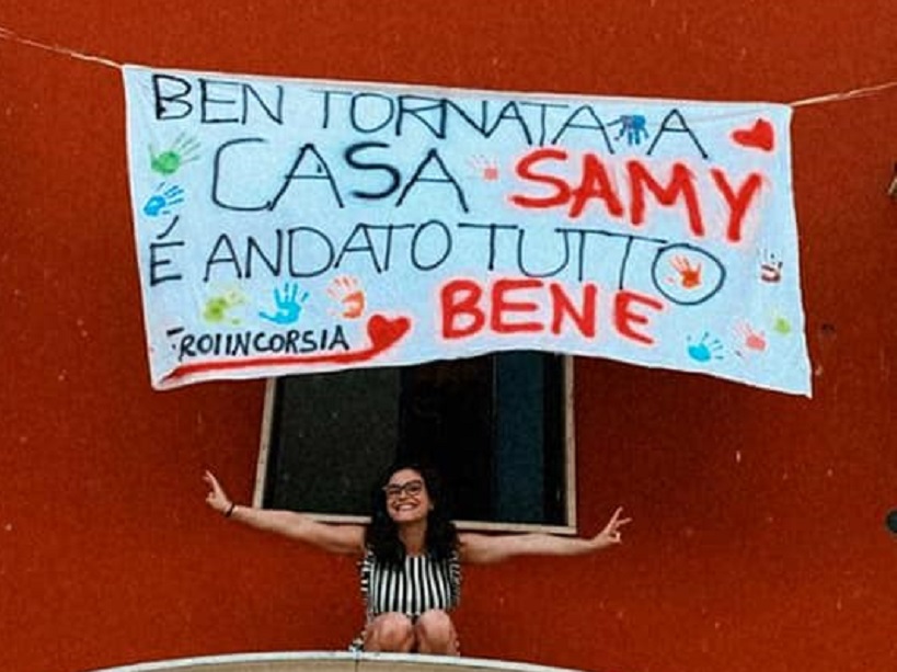 Bentornata a casa Samy