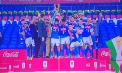 Napoli Premiazione Coppa Italia 2020