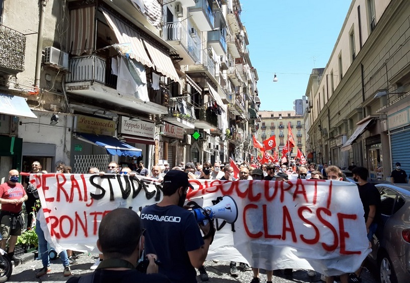 Protesta Napoli 6 giugno 2020