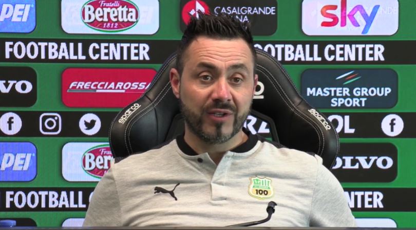 Roberto De Zerbi allenatore Sassuolo