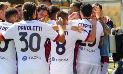 Cagliari esultanza