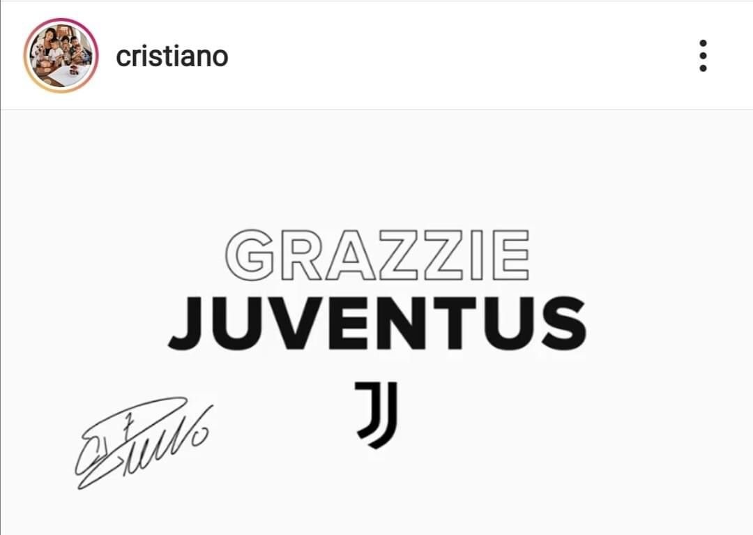 Cristiano Ronaldo Grazzie
