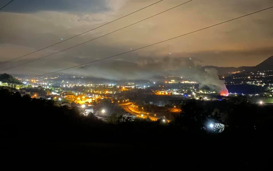 Incendio Valle del Sabato