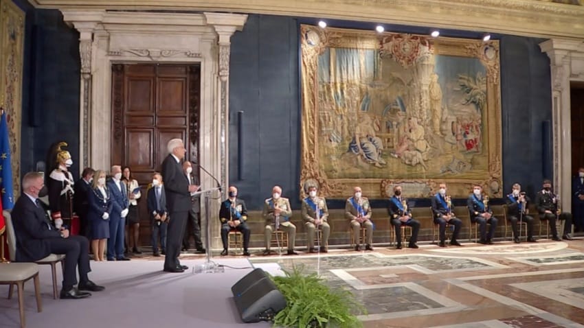 Presidente Mattarella al Quirinale