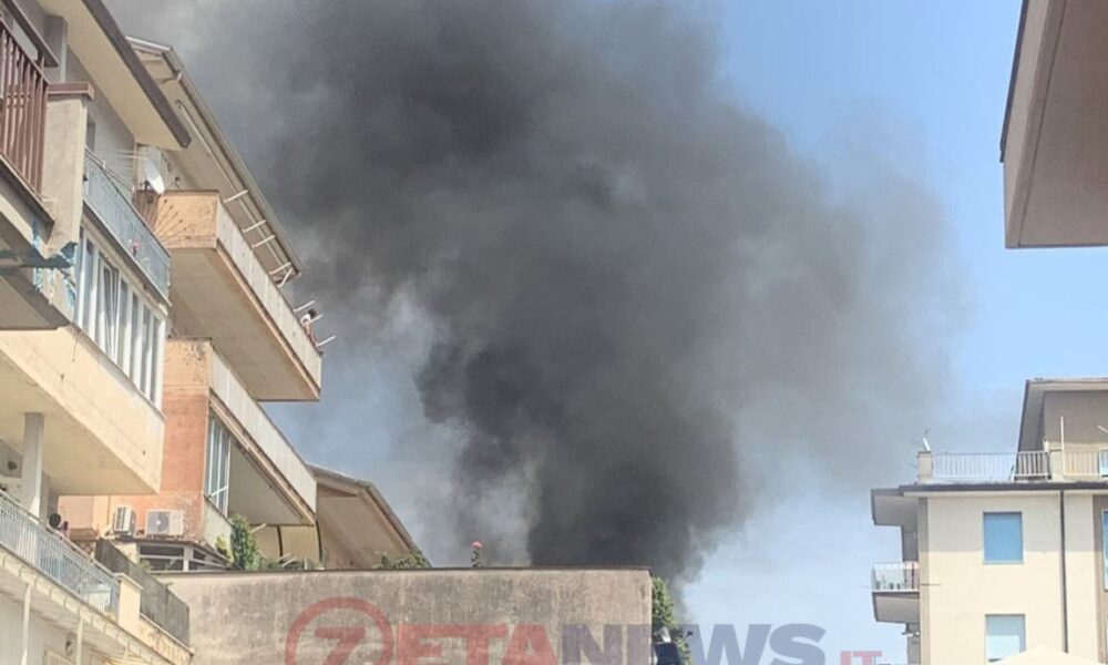 Incendio Corso Vittorio Emanuele