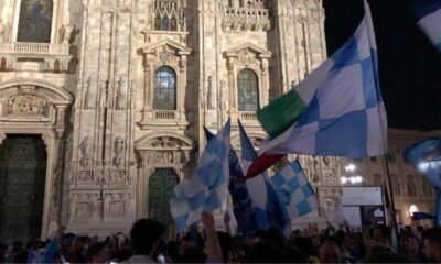 Festa Scudetto Napoli in piazza Duomo