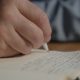 Scrittura su quaderno