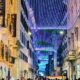 Luci di Natale Roma 2025 in via del Corso