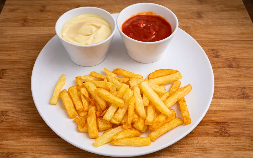 Patatine Fritte Ketchup Maionese